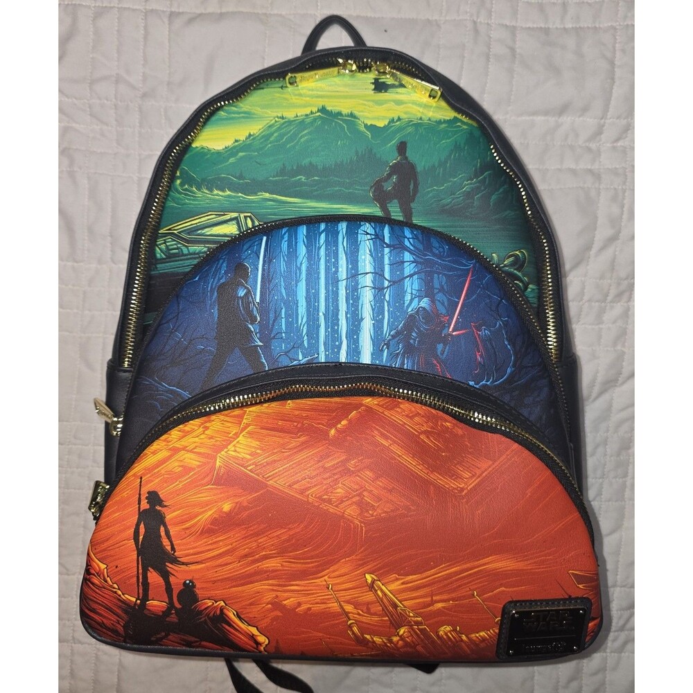 Like new Loungefly Disney star wars the force awakens mini backpack bookbag